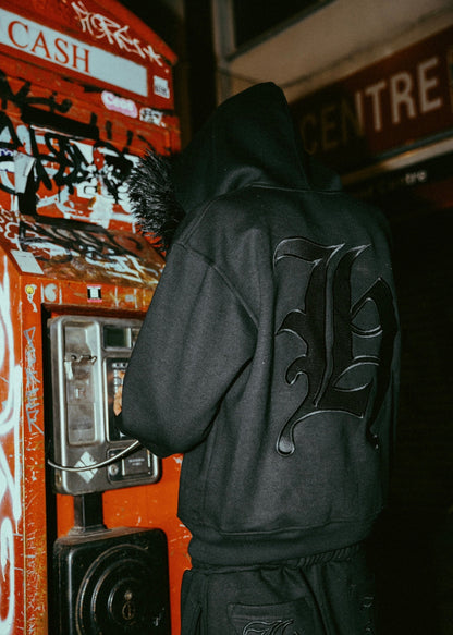 Hustler Fur Hoodie