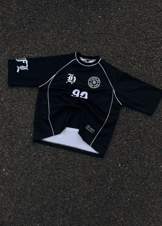 Black hustler jersey