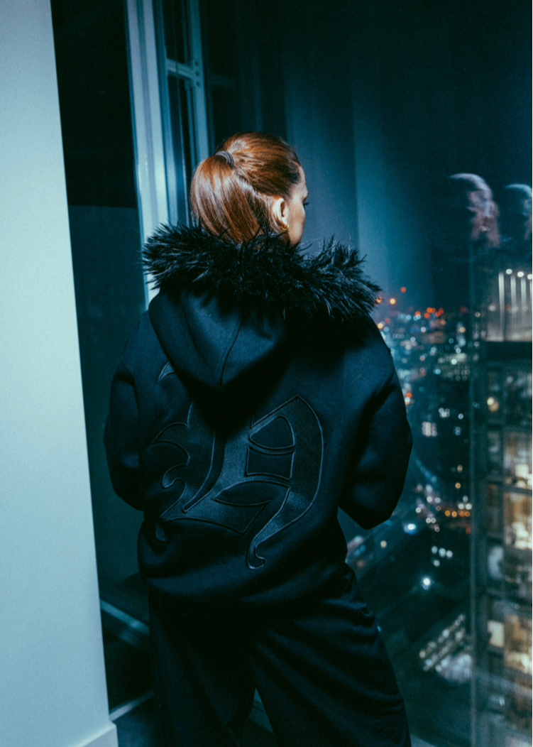 Hustler Fur Hoodie