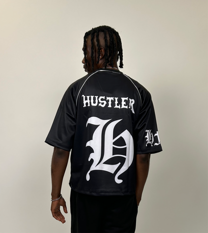 Black hustler jersey