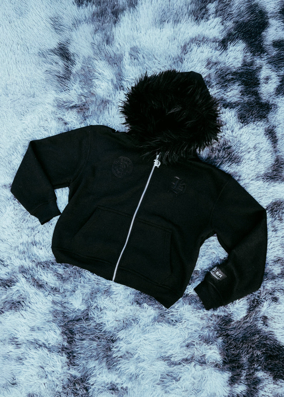 Hustler Fur Hoodie