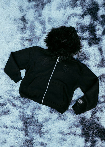 Hustler Fur Hoodie