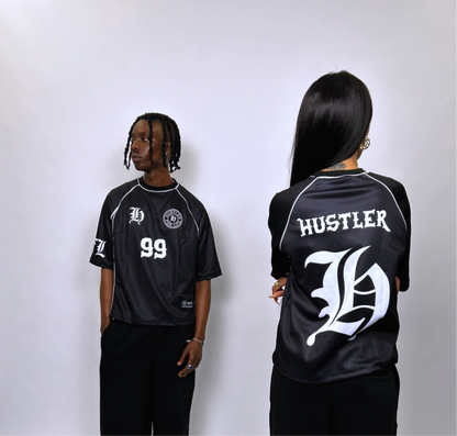 Black hustler jersey