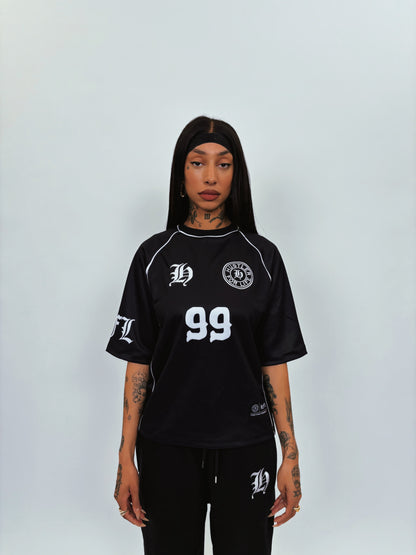 Black hustler jersey